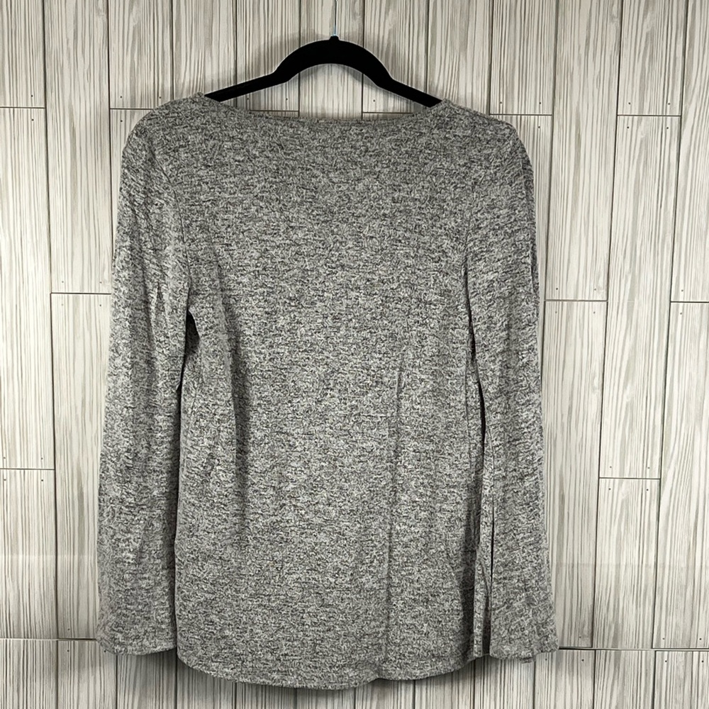 Lauren Conrad Gray Long Sleeve Top - Picture 2 of 5